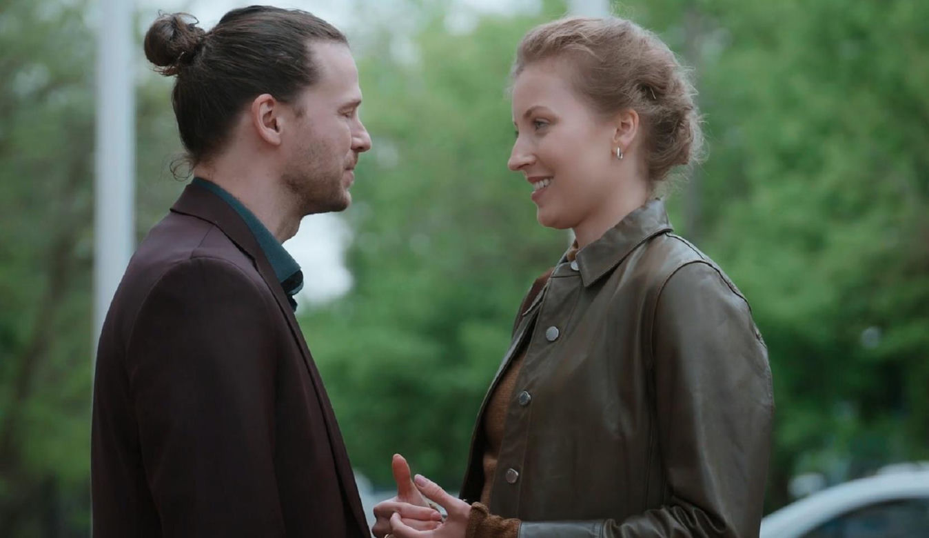 M jak miłość odc. 1941. Natalka (Dominika Suchecka), Mikołaj Lipiński (Mateusz Kościukewicz)