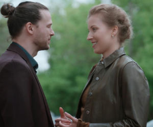 M jak miłość odc. 1941. Natalka (Dominika Suchecka), Mikołaj Lipiński (Mateusz Kościukewicz)