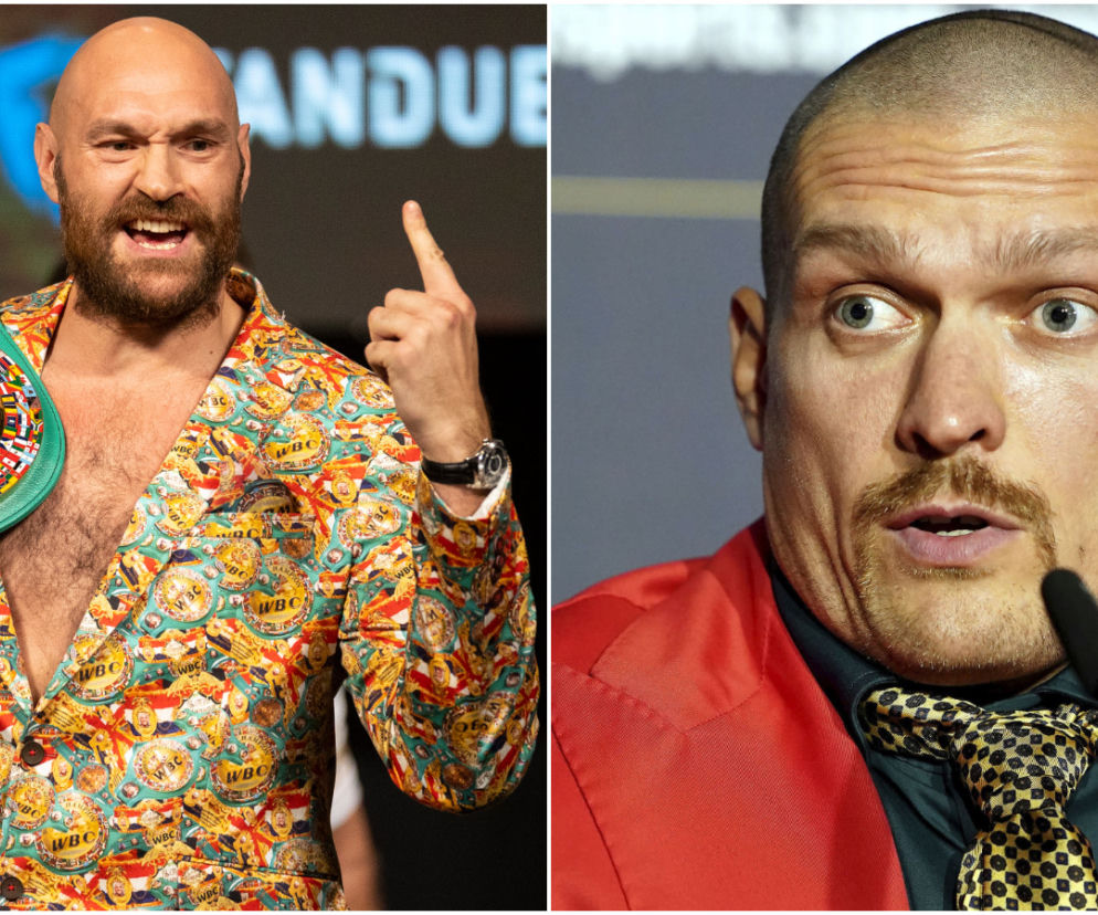 Ołeksandr Usyk i Tyson Fury