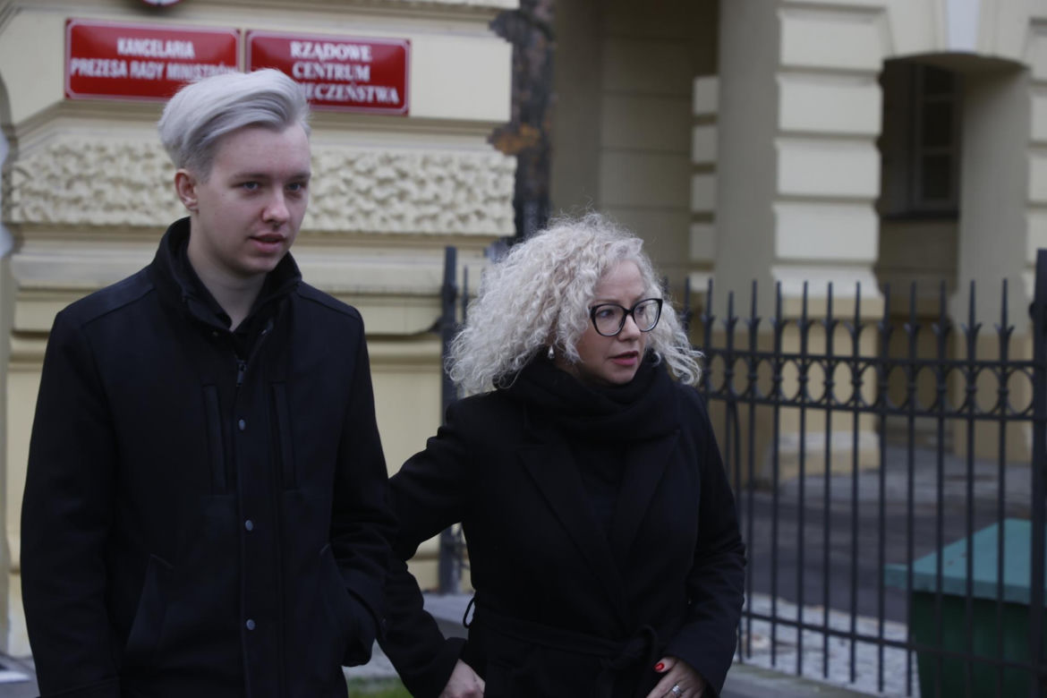 Protest osób z niepełnosprawnościami pod Kancelarią Premiera