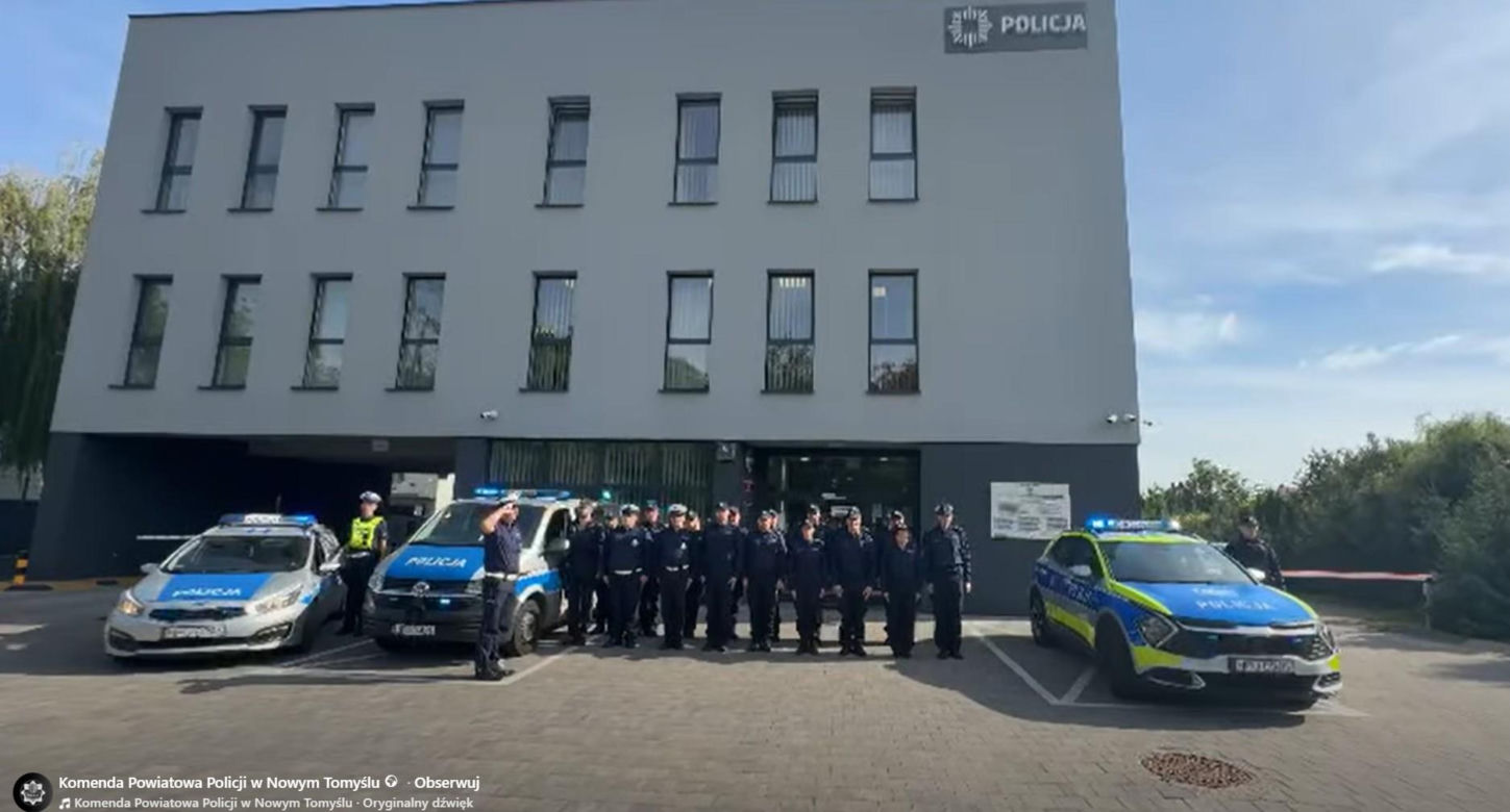 Syreny zawyły w całej Polsce. Tak policja pożegnała zastrzelonego sierż. Natana Sieronia