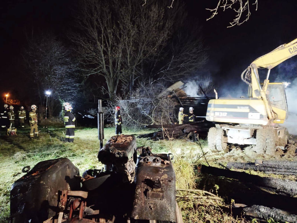 Barcice. Pozostawił po sobie tylko zgliszcza. 46-letni podpalacz zatrzymany