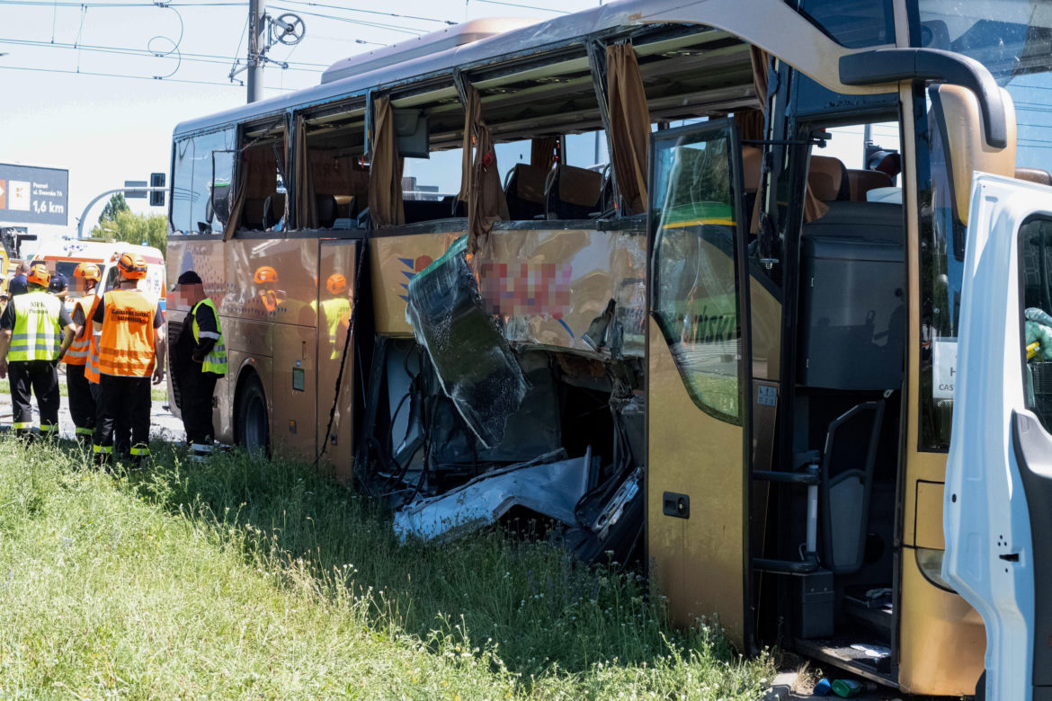 Poważny wypadek na Naramowicach