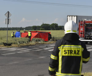 Wypadek w Elżbietowie. Zginęły dwie rodziny 