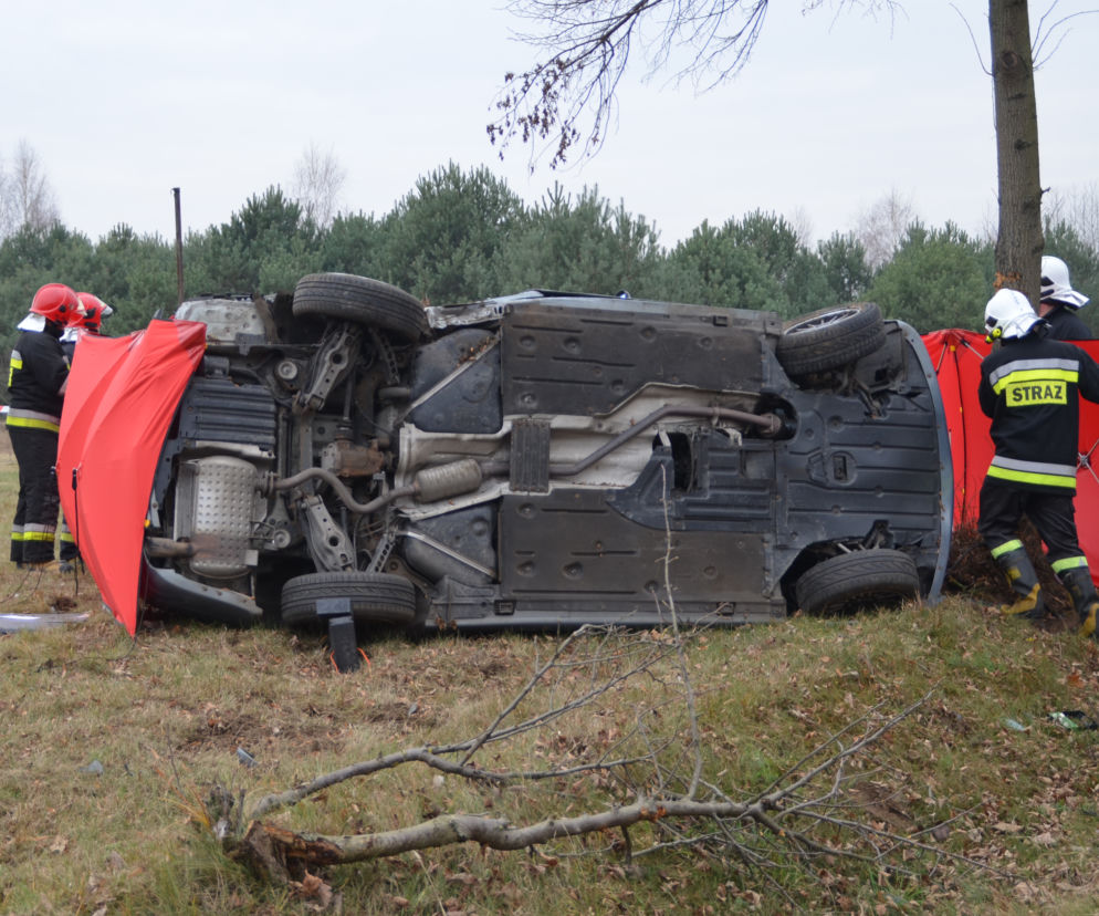 Śmiertelny wypadek na dk 74. Nie żyje kobieta