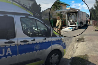 Setki podejrzanych słoików w piwnicy. W Płocku trwa akcja służb