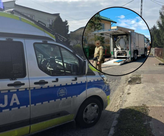 Setki podejrzanych słoików w piwnicy. W Płocku trwa akcja służb