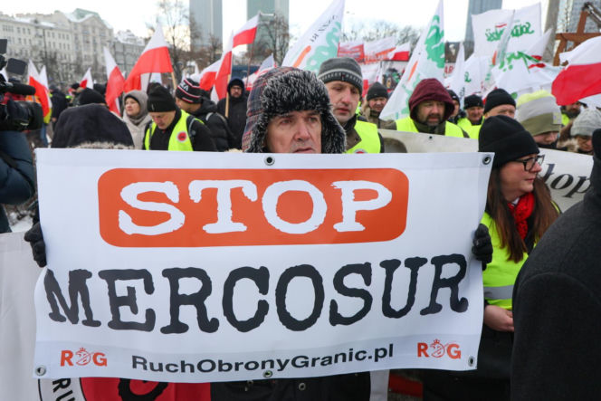 Protest rolników w Warszawie (9.01.2026)