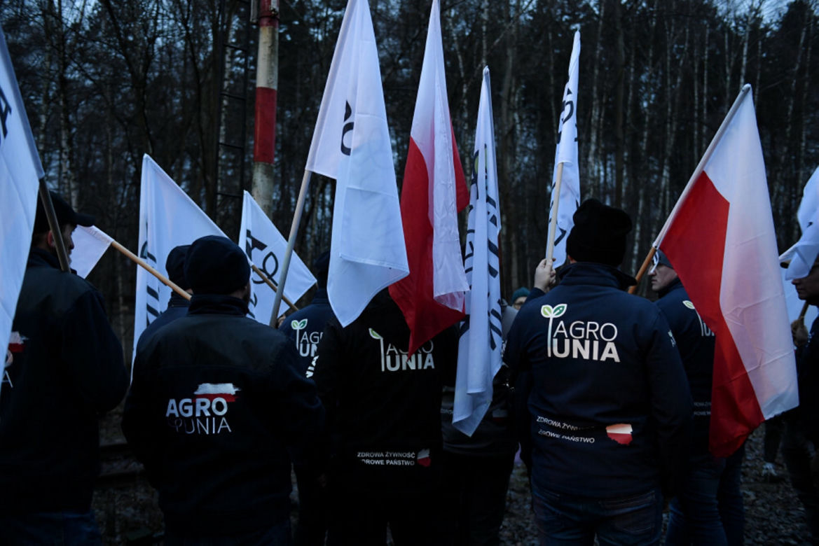 Górnicy na torach. Wraz z Agrounią blokują dostawy węgla do elektrowni