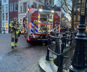 Dwa wybuchy i wielki pożar w centrum Utrechtu. Co najmniej jedna osoba ranna