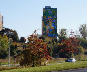 W Bydgoszczy powstał nowy mural. Działa na środowisko jak 400 drzew! 