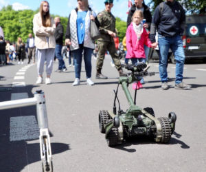 Piknik militarny przed Stadionem Śląskim