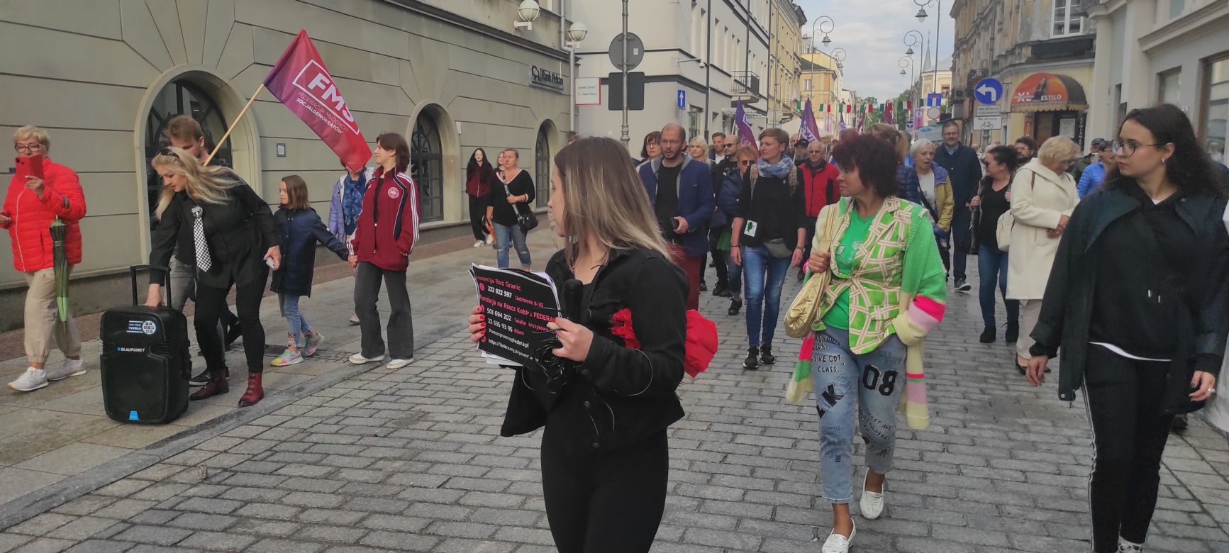 Protest kobiet "Ani jednej więcej!" w Kielcach (14 czerwca 2023)