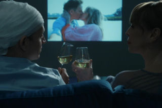 Barwy szczęścia, odcinek 3304.  Łukasz (Michał Rolnicki), Agnieszka (Katarzyna Tlałka)