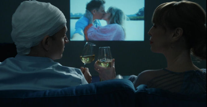 Barwy szczęścia, odcinek 3304.  Łukasz (Michał Rolnicki), Agnieszka (Katarzyna Tlałka)