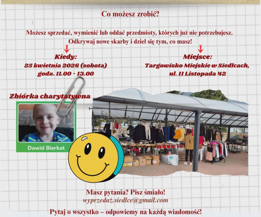 Rusza charytatywna „Wyprzedaż Garażowa – Podziel się dobrem”