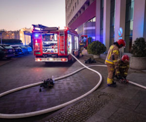 Pożar hotelu Plaza we Wrocławiu. Jedna osoba poniosła śmierć