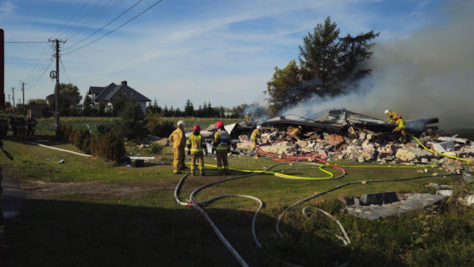 Potężna eksplozja zrównała z ziemią dom. W gruzach znaleziono ciało 75-latka