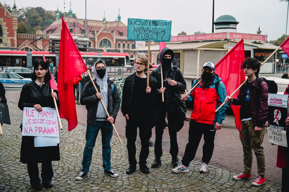 Protest aborcyjny w Gdańsku