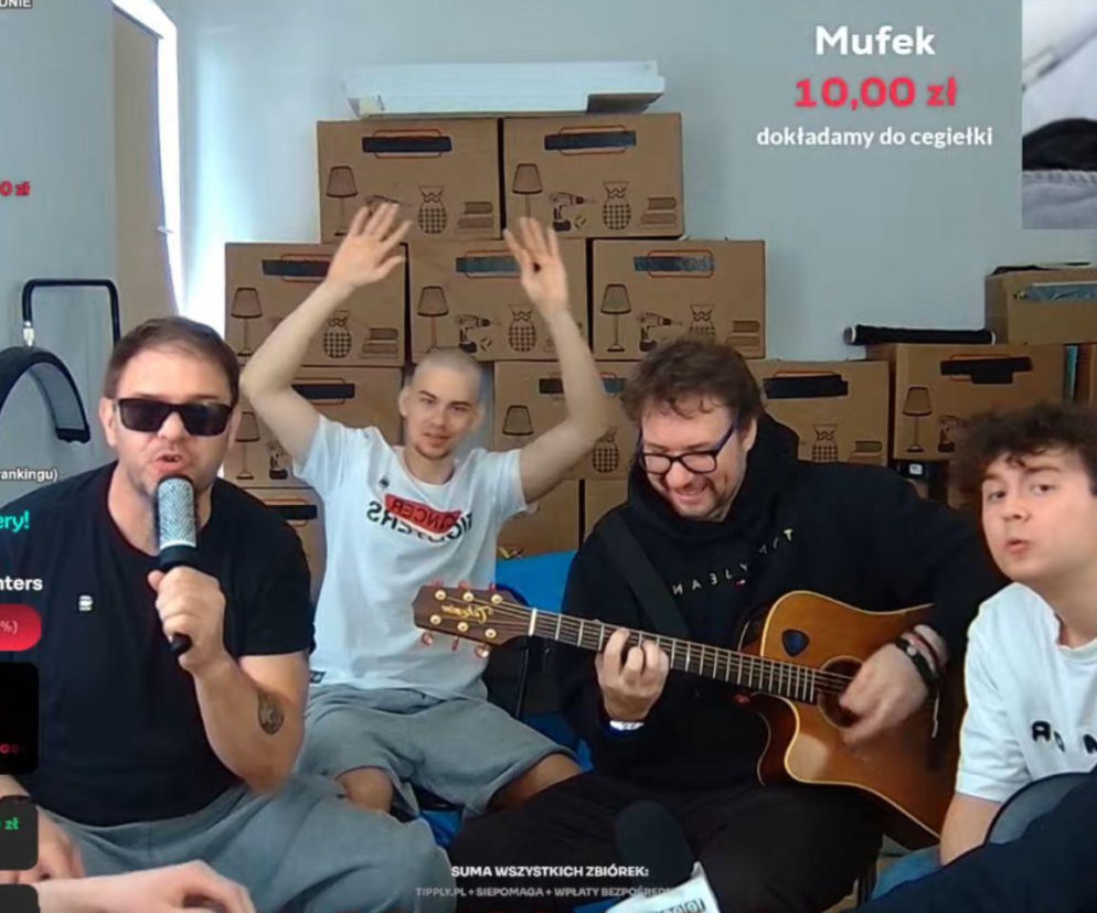 Aktorzy z serialu rodzinka.pl na streamie Łatwoganga