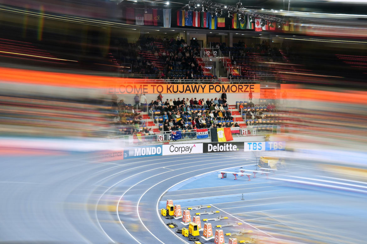 Halowe Mistrzostwa Świata w Lekkoatletyce Kujawy Pomorze 26 w Toruniu. Zdjęcia kibiców i zawodników z 1. dnia imprezy
