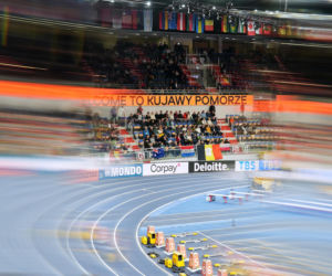 Halowe Mistrzostwa Świata w Lekkoatletyce Kujawy Pomorze 26 w Toruniu. Zdjęcia kibiców i zawodników z 1. dnia imprezy