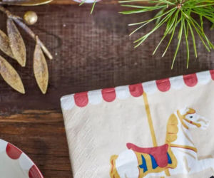 Serwetki świąteczne papierowe - Bonami