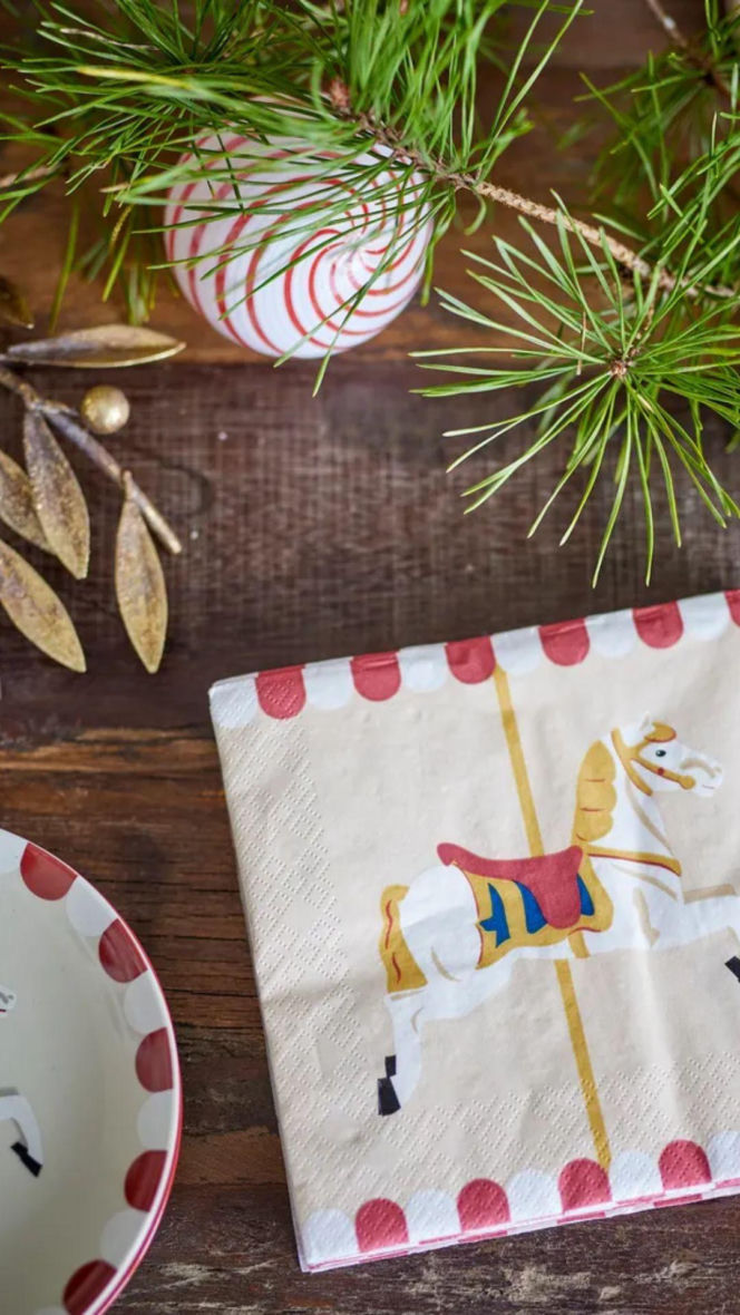 Serwetki świąteczne papierowe - Bonami