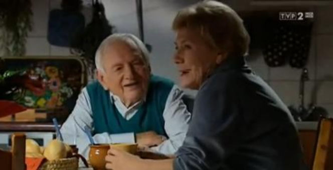 M jak MIŁOŚĆ odc. 974. Barbara Mostowiak (Teresa Lipowska), Lucjan Mostowiak (Witold Pyrkosz)