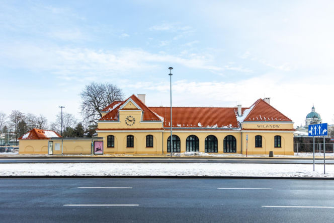 Dawny dworzec Warszawa Wilanów po remoncie
