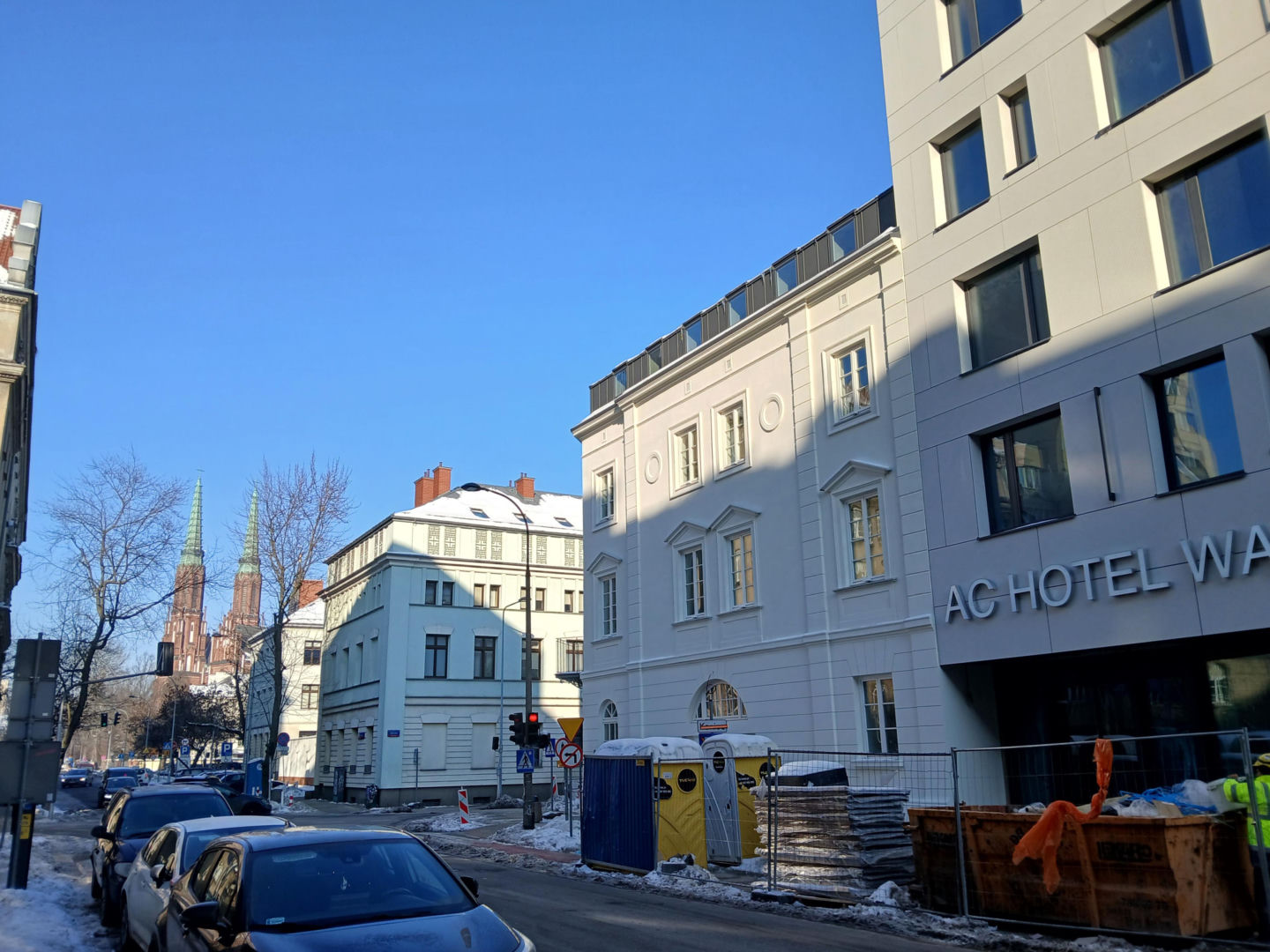 AC Hotel Warsaw Port Praski w budowie