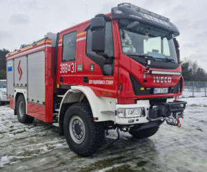 W akcji wykonywania przerębli pomagali druhowie OSP