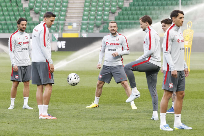 Trening reprezentacji Polski w Warszawie