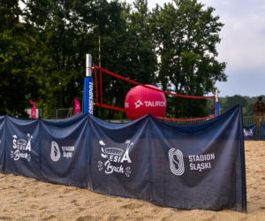 Tak wygląda sztuczna plaża przy Stadionie Śląskim. Rozkręcaliśmy tam imprezę w ramach Eska Summer City