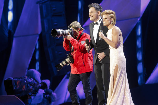 Krzysztof Ibisz na sylwestrach Polsatu