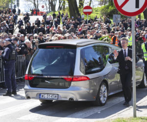 Ból, rozpacz, łzy. Poruszające sceny na pogrzebie Łukasza Litewki