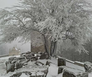 Majestatycznie, zimowo, jak w bajkowej Narnii. Tak Nowy Rok wita Święty Krzyż