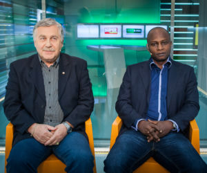 Jerzy Engel i Emmanuel Olisadebe