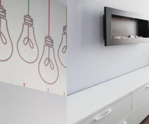 Loft z akcentem koloru