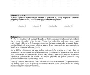Matura 2020 ARKUSZE CKE z biologii POZIOM ROZSZERZONY 