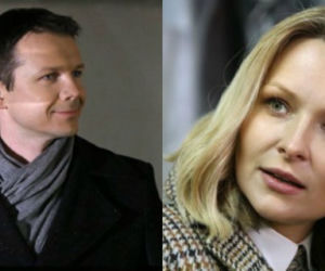 Barwy szczęścia. Bruno Stański (Lesław Żurek), Bożena (Marieta Żukowska)