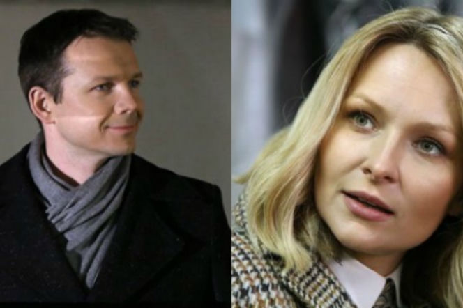 Barwy szczęścia. Bruno Stański (Lesław Żurek), Bożena (Marieta Żukowska)