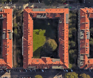 Szczecin w szczególe według Google Earth