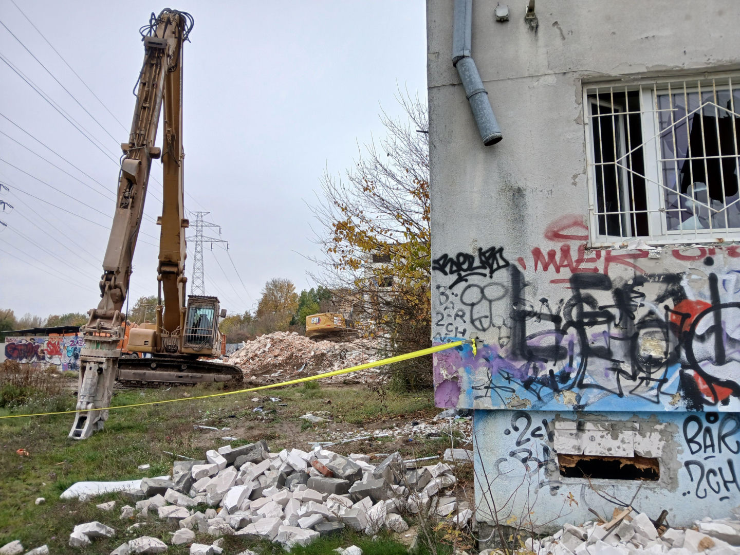 Osiedle Dudziarska w Warszawie – początek rozbiórki
