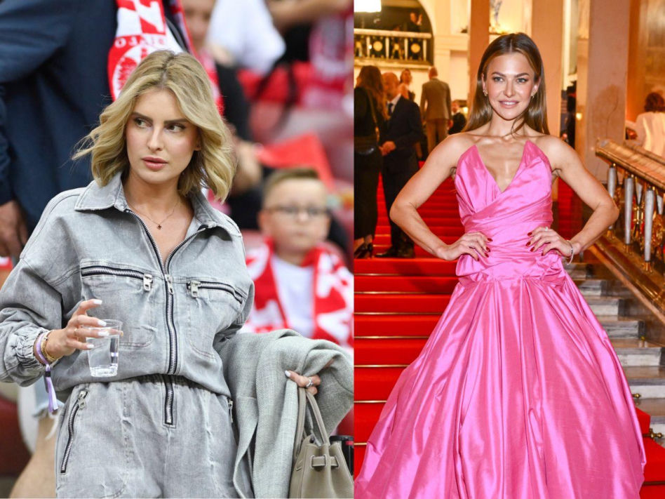 Dominika Grosicka i Anna Lewandowska