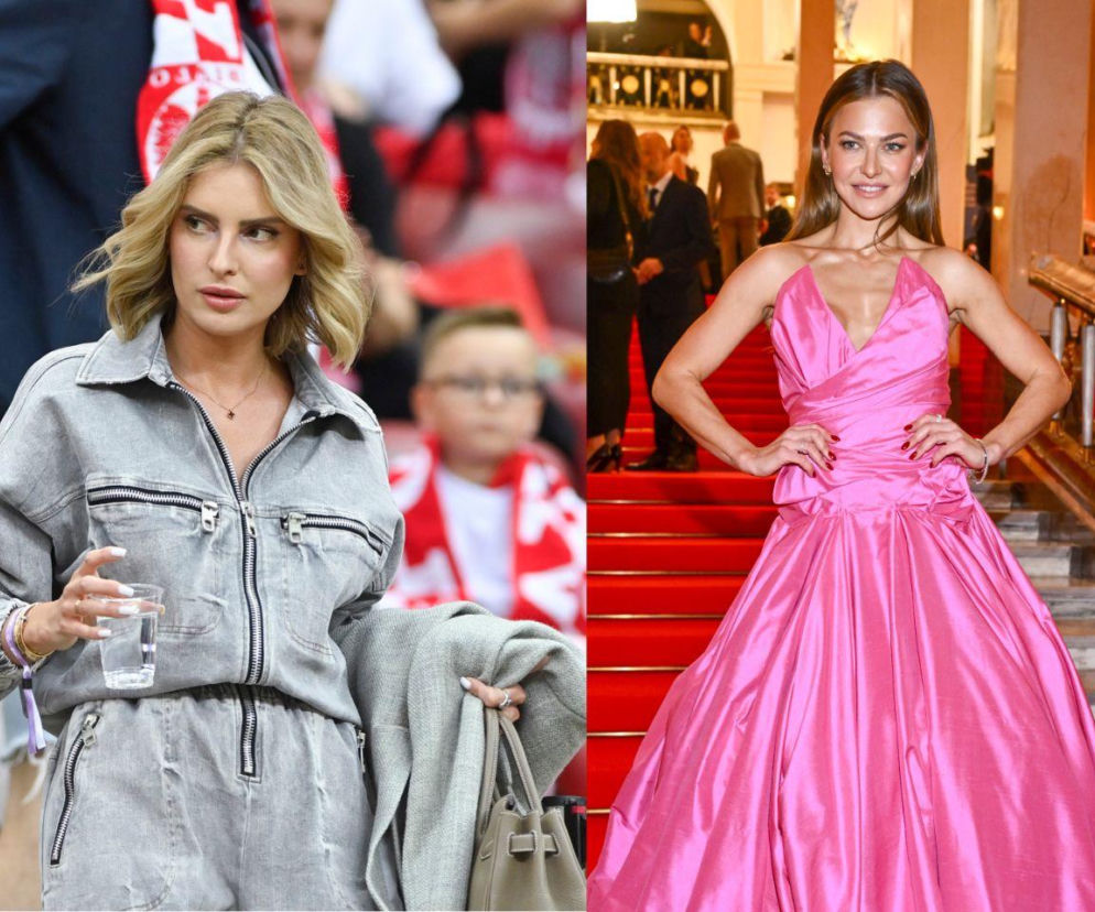 Dominika Grosicka i Anna Lewandowska