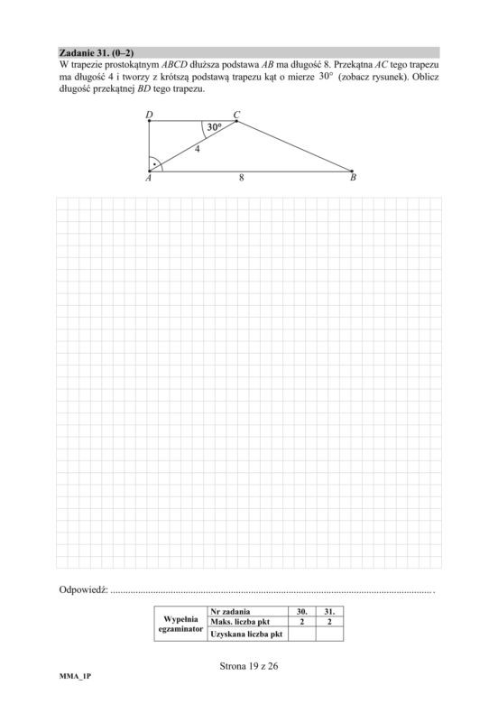 ARKUSZE CKE - Matura matematyka - poziom podstawowy 2019 - co było na maturze z matematyki?