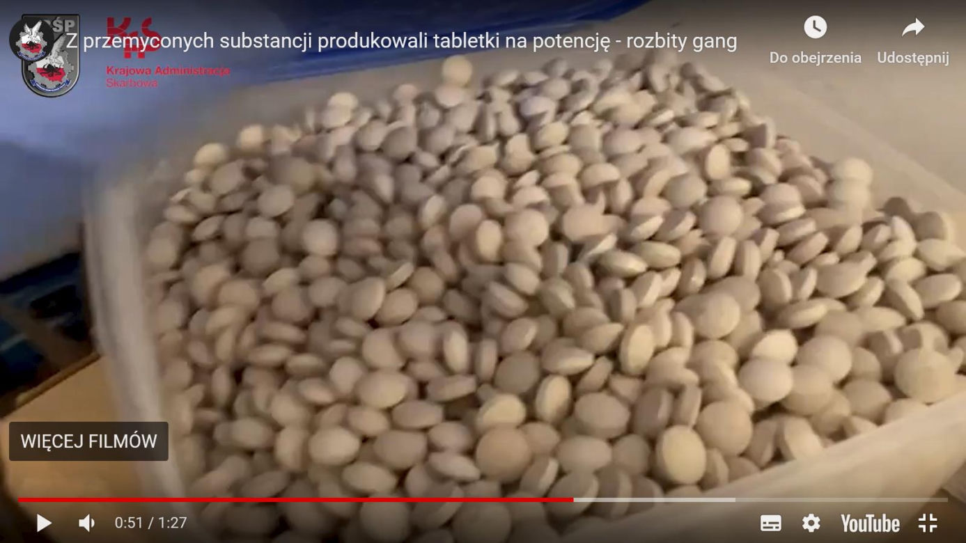 Kradli przemycaną z Chin substancję. Produkowali tabletki na potencje