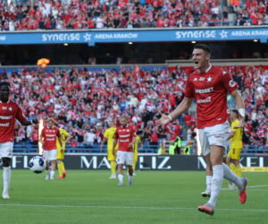 Wisła Kraków - Wieczysta Kraków: Zdjęcia kibiców i zawodników z meczu 6. kolejki PKO BP Ekstraklasy