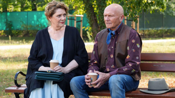 Barwy szczęścia odc. 3327. Józefina Rawiczowa (Elżbieta Jarosik), Tolek Koszyk (Marek Siudym)